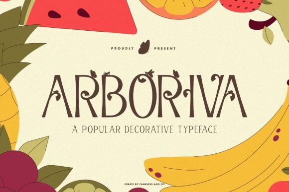 Arboriva: The Whimsical Display Typeface That Elevates Small Business Branding