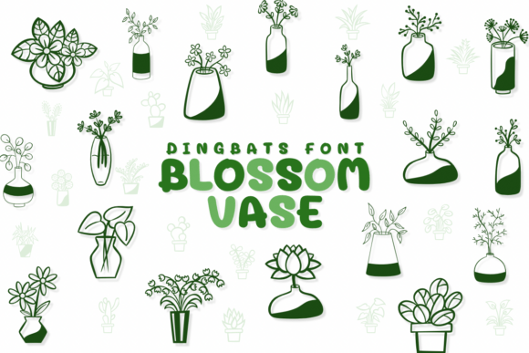 Blossom Vase: The Creative Font for Floral Branding