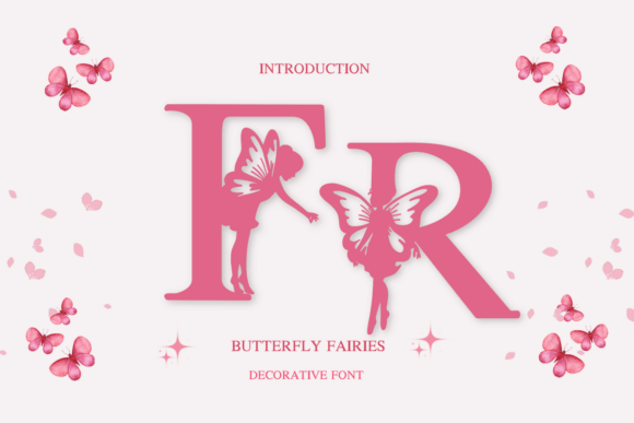 Butterfly Fairies: A Whimsical Decorative Typeface for Brand Magic
