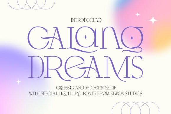 Calang Dreams: The Serif Font That Elevates Small Business Branding