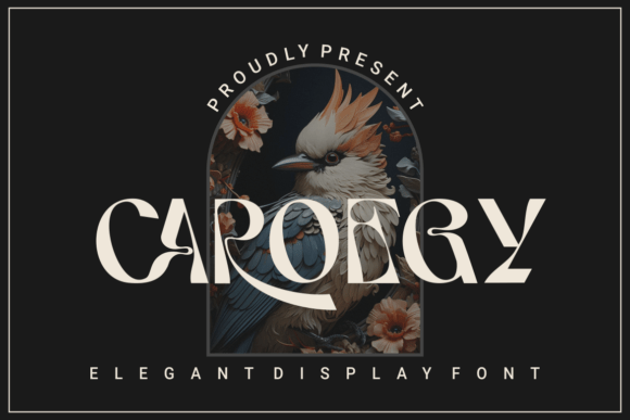 Caroegy: The Elegant Serif Typeface for Handmade Branding