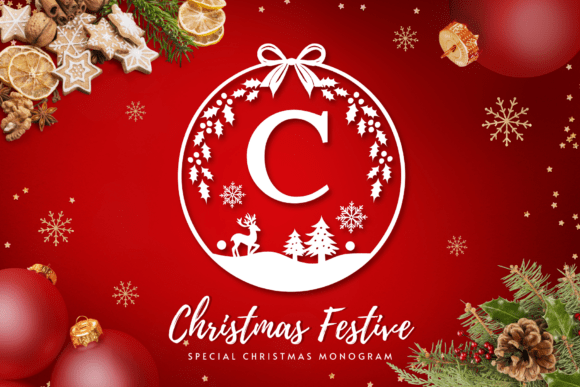 Christmas Festive Monogram: A Designer’s Review for Holiday Campaigns