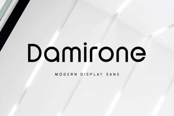Damirone: The Futuristic Sans Serif for Clean Campaign Design