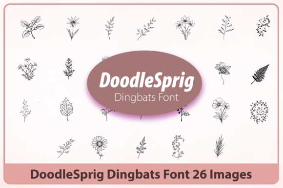 Doodlesprig: The Botanical Typeface for Elegant Web Design