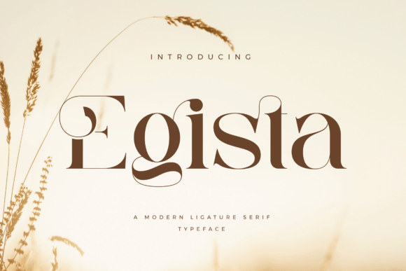 Egista: The Elegant Serif Typeface for Modern Digital Design