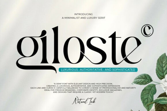 Giloste Typeface Review: Elegant Serif for Handmade Brands