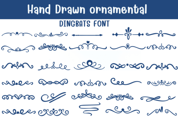 Hand Drawn Ornamental: A Whimsical Typeface for Elegant Branding