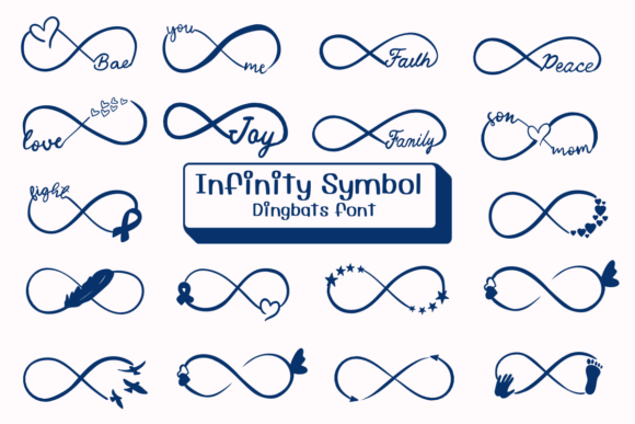 Infinity Symbol: A Creative Dingbats Typeface for Digital Branding