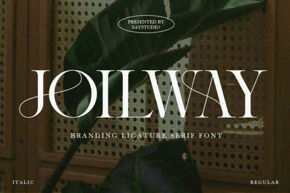 Joilway: The Elegant Serif Typeface for Polished Branding