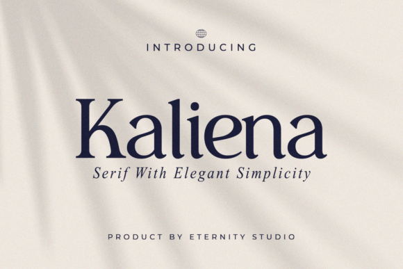 Kaliena: A Timeless Serif for High-End Brand Identity