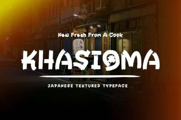 Khasioma: The Handmade Display Font for Earthy Brand Identity