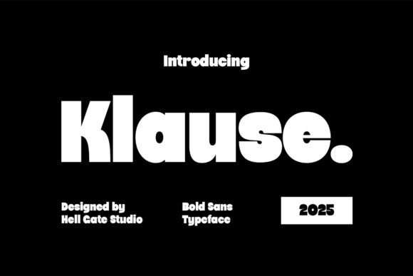 Klause Typeface: Elevating Small Business Brand Identity