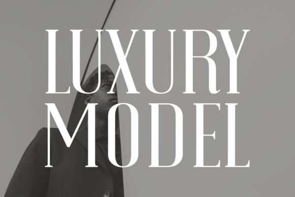 Luxury Model Typeface: Elevating Digital Brand Identity