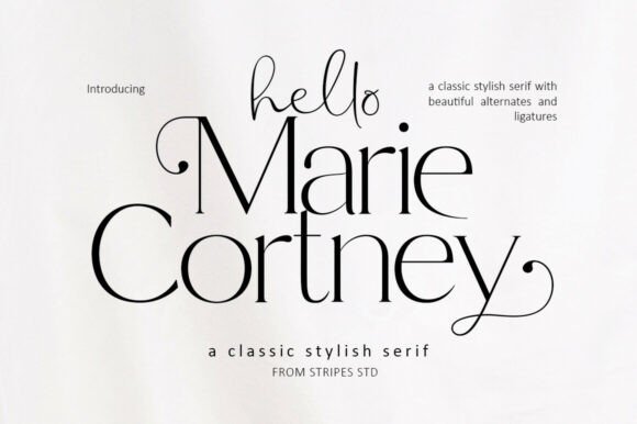 Marie Cortney: The Elegant Serif for Editorial Design