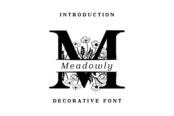 Meadowly Typeface Review: Whimsical Decorative Font for Branding