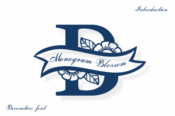 Monogram Blossom Typeface: Elevating Digital Brand Identity