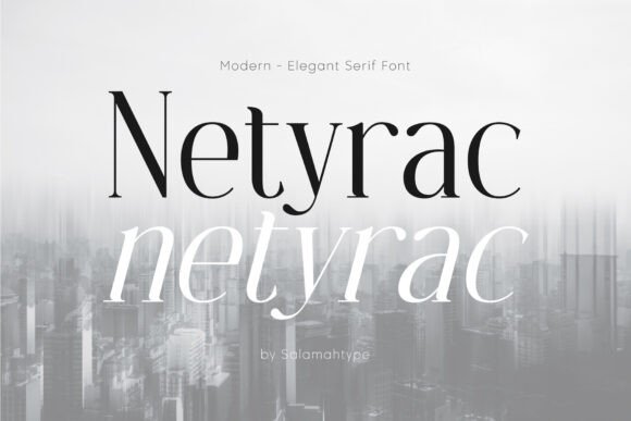 Netyrac: A Modern Serif for Polished Digital Branding