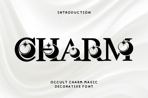 Occult Charm Magic Typeface: Enchanting Decorative Font for Crafters