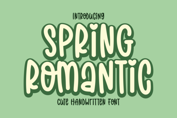 Spring Romantic Typeface Review: A Whimsical Display Font for Digital Brands