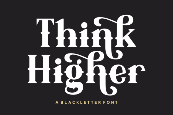 Think Higher Typeface Review: Elevating Brand Identity