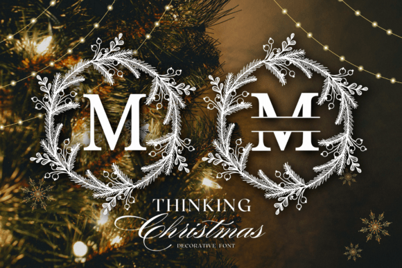 Thinking Christmas: A Decorative Typeface for Festive Brand Identity