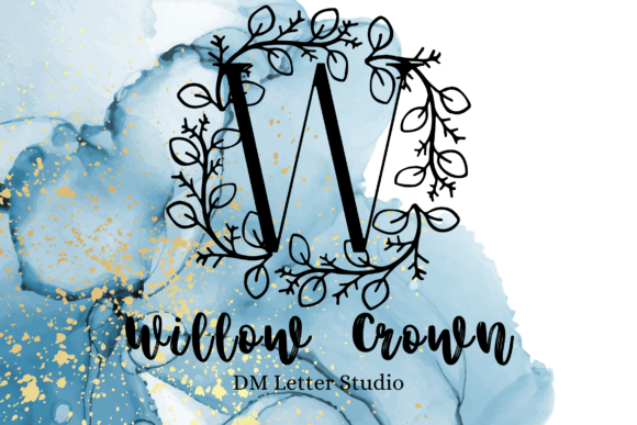 Willow Crown Monogram: A Graceful Serif Typeface for Editorial Design